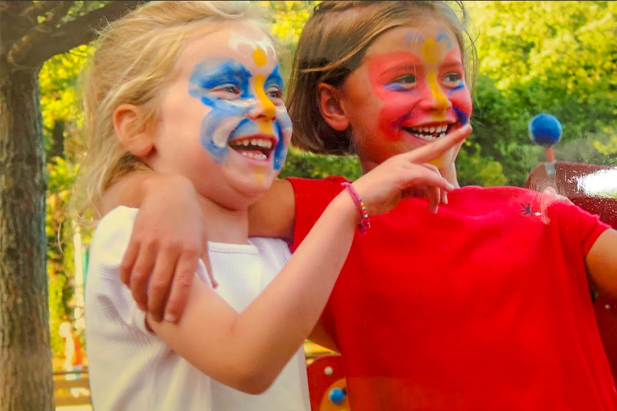 enfants camping