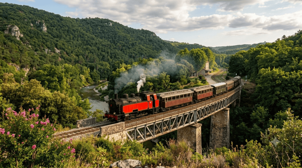 train rouge